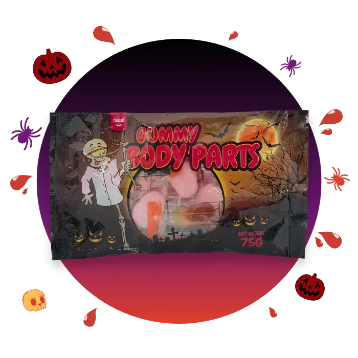 Цукерки желейні Funlab Gummy Body Parts 75г - фото 2