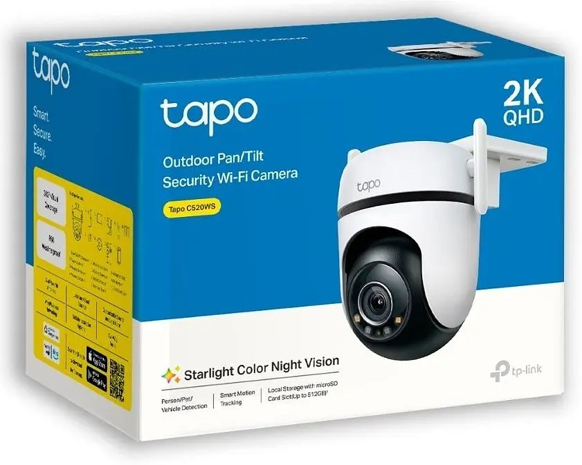 IP-Камера Tapo C520WS 4MP N300 1xFE LAN зовнішня поворотна TP-Link teh0016032 - фото 10