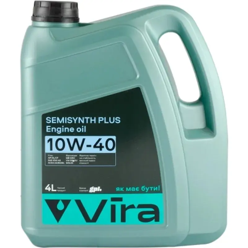 Моторна олива VIRA Semisynthetic Plus 10W-40 4 л (VI0352)
