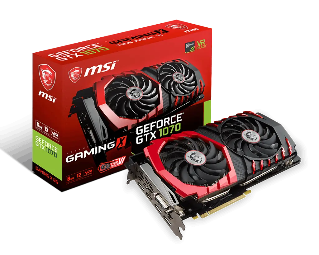 Відеокарта GeForce GTX 1070 8GB MSI Gaming X (GTX 1070 GAMING X 8G) Б/В - фото 3