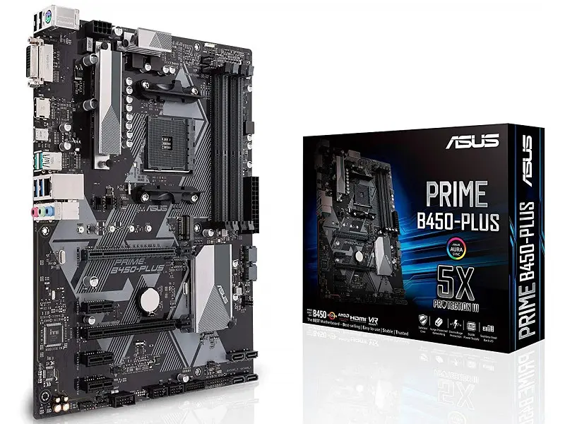 Материнская плата Asus PRIME B450-PLUS - фото 3