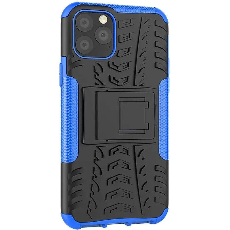 Чохол-накладка Toto Dazzle Kickstand 2 in 1 Case Apple iPhone 11 Pro Blue - фото 7