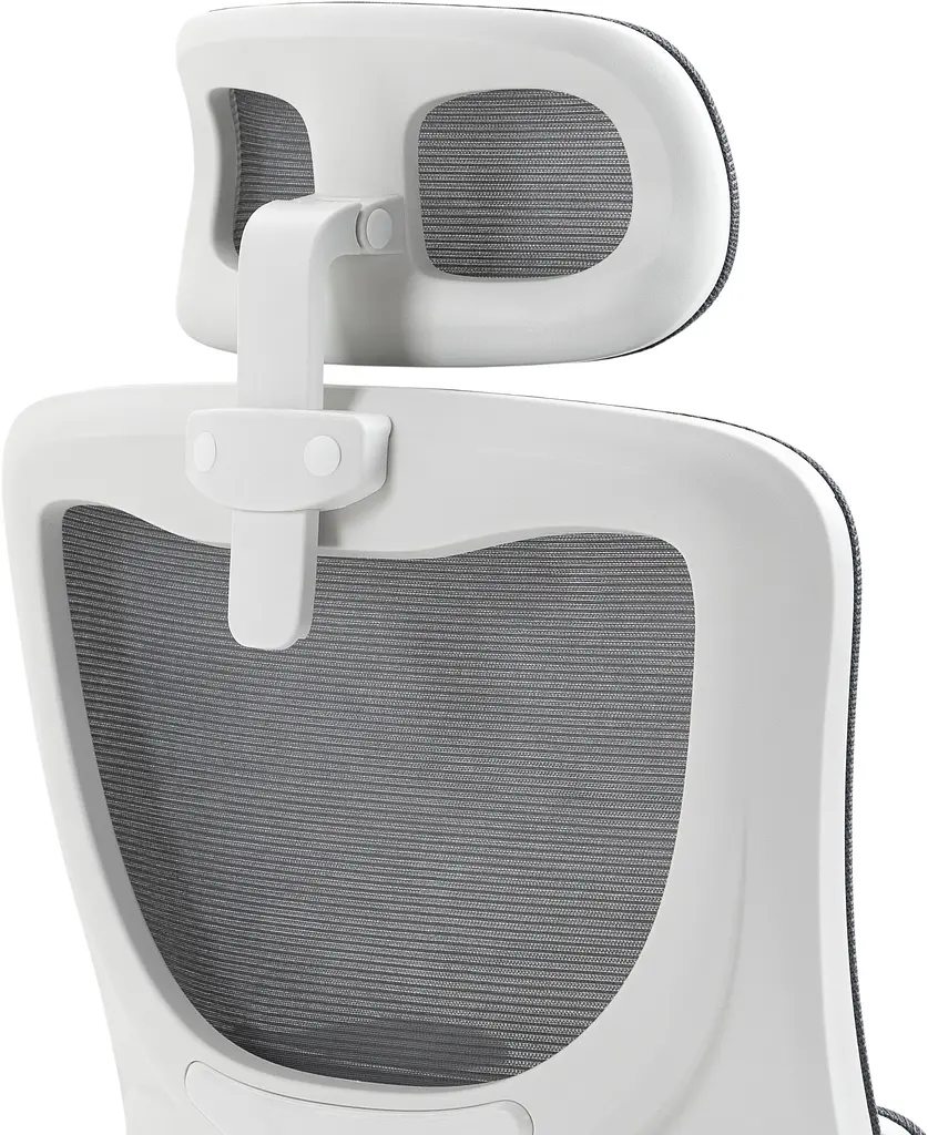 Офісне крісло GT Racer X-5728, біло-сіре (X-5728 White/Gray) - фото 3