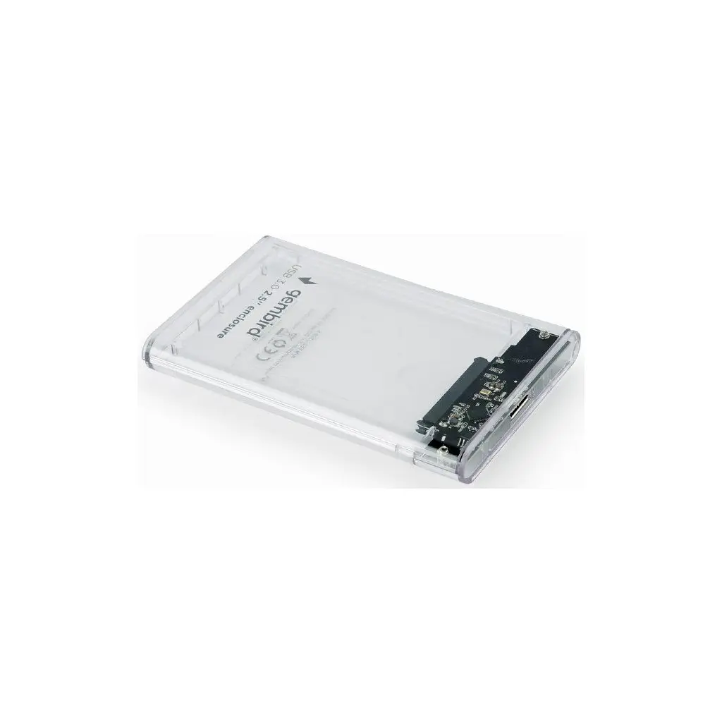 Кишеня зовнішня Gembird 2.5", USB 3.0, прозрачный (EE2-U3S9-6) - фото 2