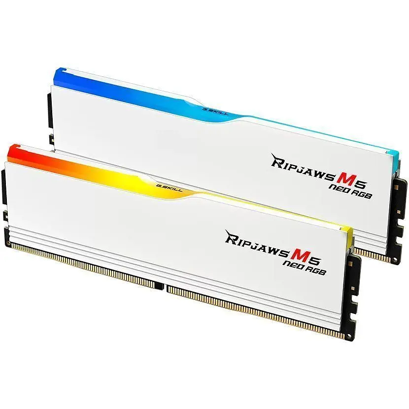 Модуль памяти DDR5 G.Skill Ripjaws M5 Neo RGB 2x16GB 6000MHz White (F5-6000J3636F16GX2-RM5NRW) [153820] - фото 3