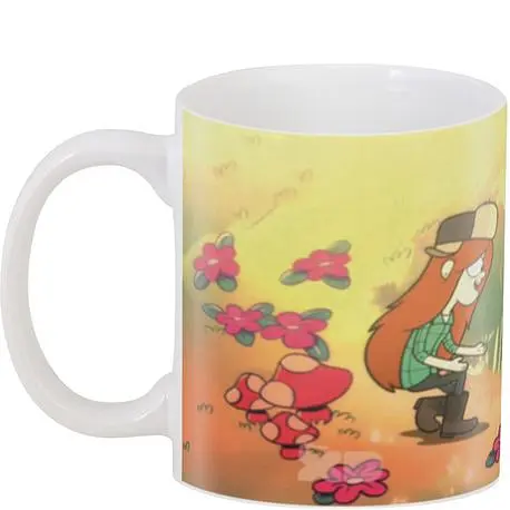 Кухоль GeekLand Gravity Falls flowers GF.02.06 330 мл білий - фото 3
