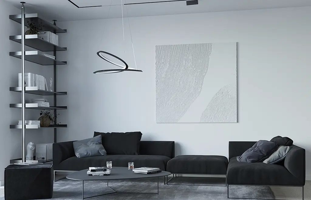 Люстра MJ-Light HELIX D600 4000K BK 12026 - фото 2