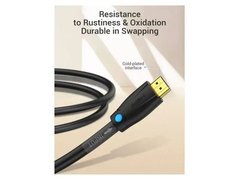 Кабель Vention HDMI to HDMI 1m Black (ALMBF) - фото 3
