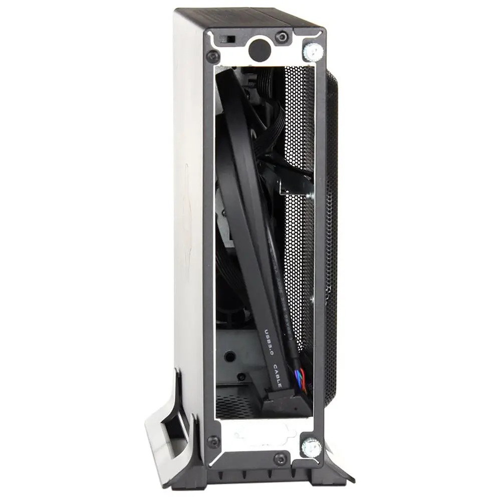 Корпус Casecom M300-2U3 90W 2xUSB3.0 mini-ITX, VESA, Чорний - фото 5