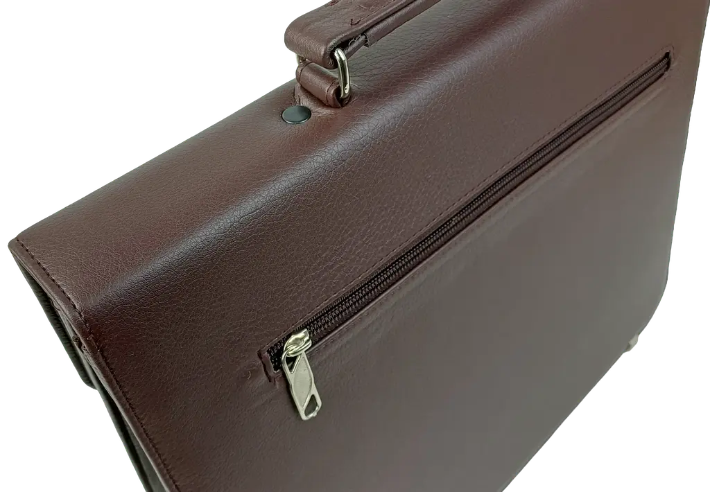 Портфель чоловічий Exclusive Еко-шкіра Коричневий (714000 brown) - фото 9