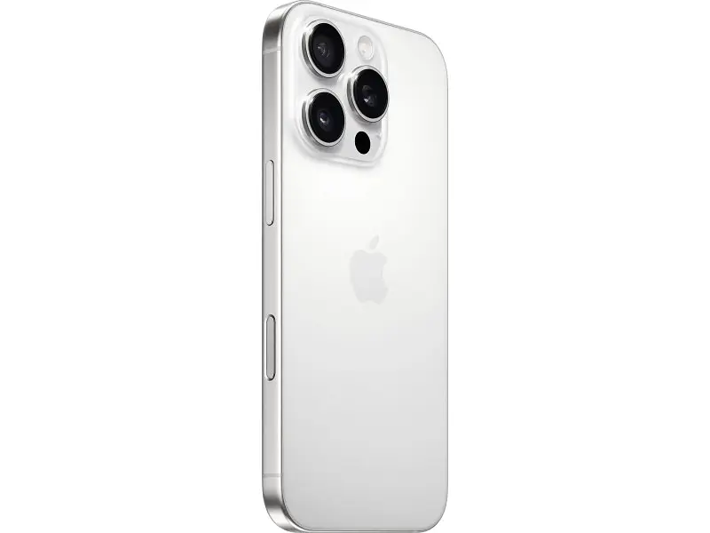 Смартфон Apple iPhone 16 Pro 128GB Dual SIM White Titanium (MYLP3) - фото 3