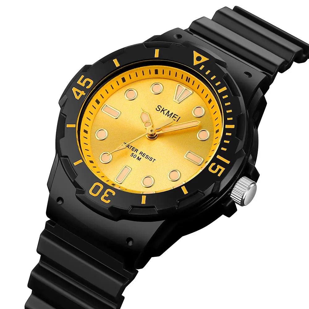 Наручний годинник дитячий 2012BKGD Black-Gold Skmei acs0030401 - фото 2