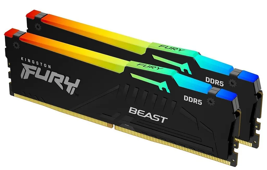 Модуль пам'яті Kingston Fury DDR5 32GB (2x16) 6000Mhz Beast Black RGB EXPO/ХMP 3.0 (KF560C36BBE2AK2-32) - фото 2