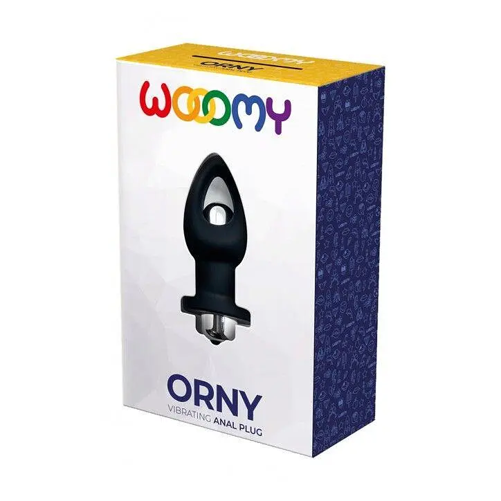 Анальна пробка Wooomy Orny зі знімною віброкулею, 1 режим вібрації, діаметр 3,6 см, довжина 8,4 см - фото 3