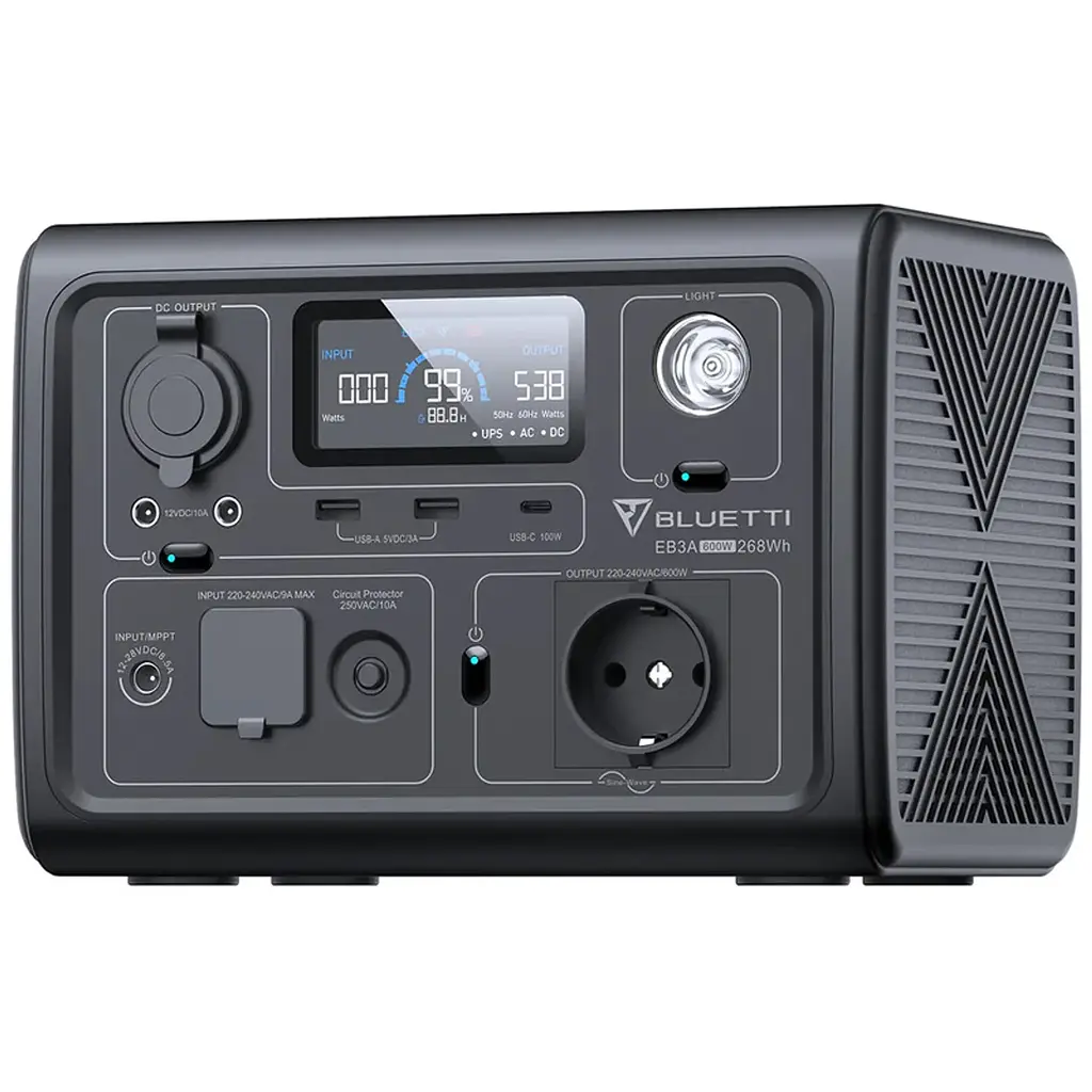 Зарядна станція BLUETTI EB3A 600W - фото 3