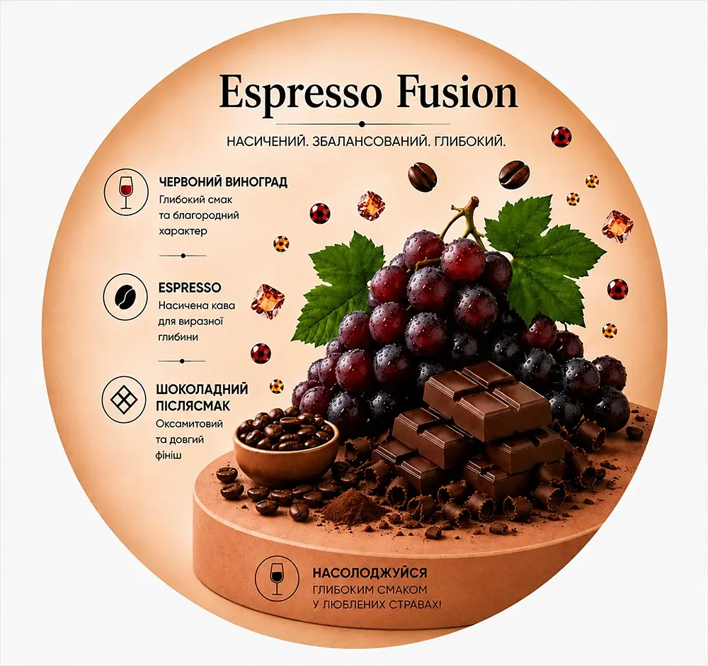Винний напій Bolgrad Good Year напівсолодкий червоний Espresso Fusion 10% 0.75 л - фото 10