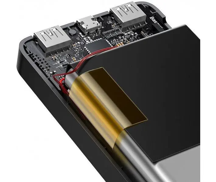 Внешний аккумулятор Baseus Bipow 15W 10000mAh [PPDML-I01] Black [61424] - фото 4