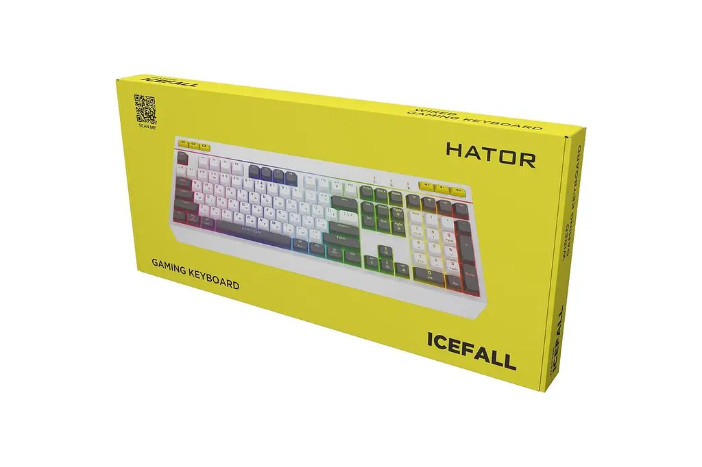 Клавіатура Hator Icefall Білий (HTK405UA) - фото 6