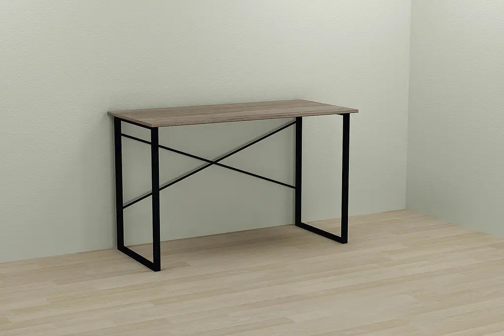 Комп'ютерний стіл Ferrum-decor Дейв 75x100x60 чорний ДСП Дуб Сонома Труфель 16мм (FRD-101966) - фото 2