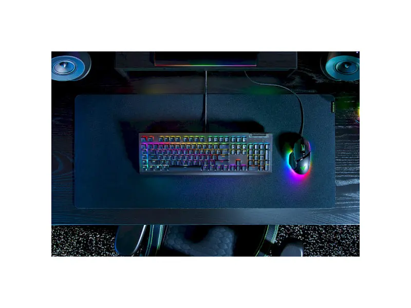 Клавіатура Razer BlackWidow V4 X Green Switch RU (RZ03-04700800-R3R1) - фото 5