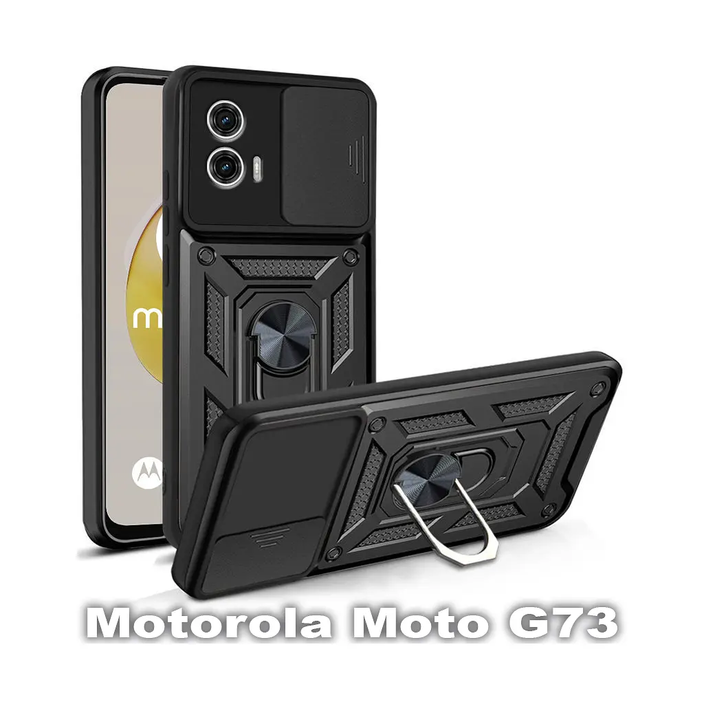 Чохол до мобільного телефона BeCover Military Motorola Moto G73 Black (709982) - фото 2
