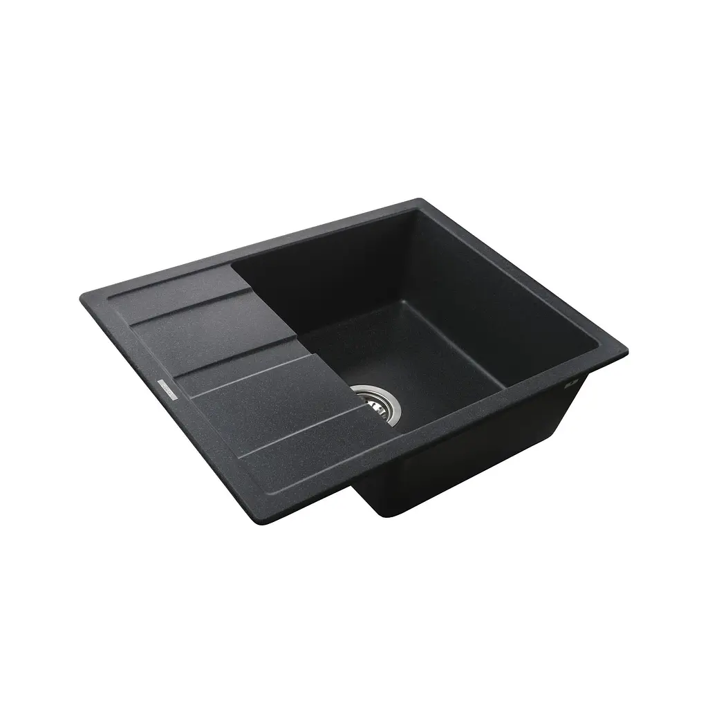 Гранитная мойка Globus Lux One графит 650х500мм-А0001 - фото 2