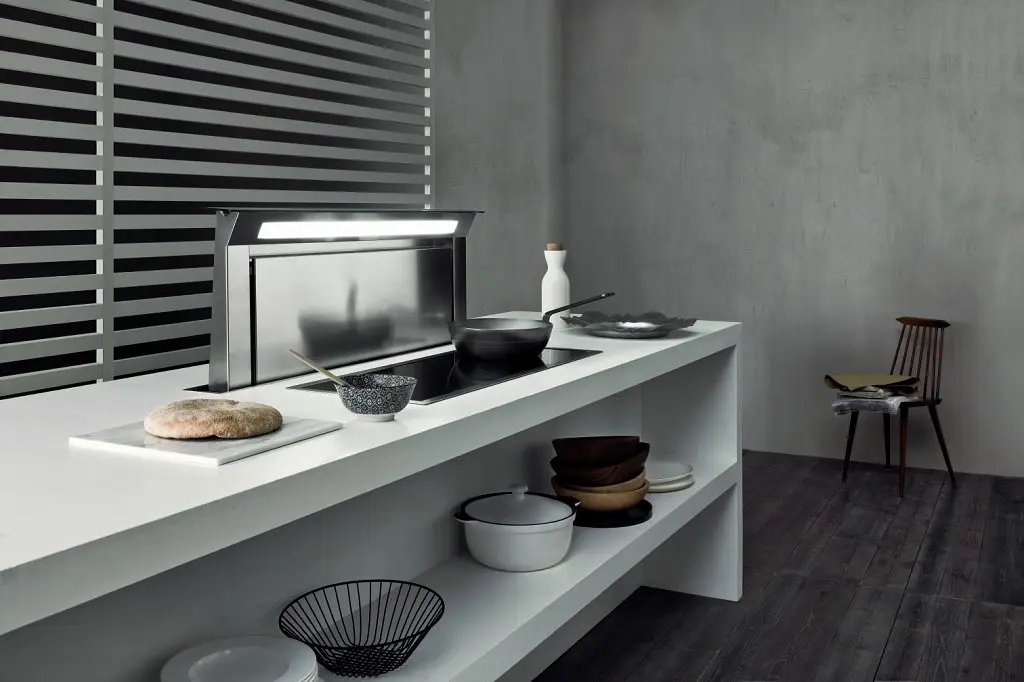 Витяжка Falmec Downdraft 120 Black glass - фото 2