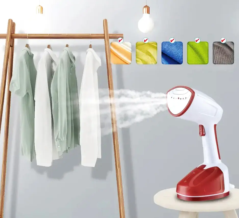 Вертикальный отпариватель RAF R.1226R для одежды ручной паровой утюг 1200 Вт Красный - фото 6