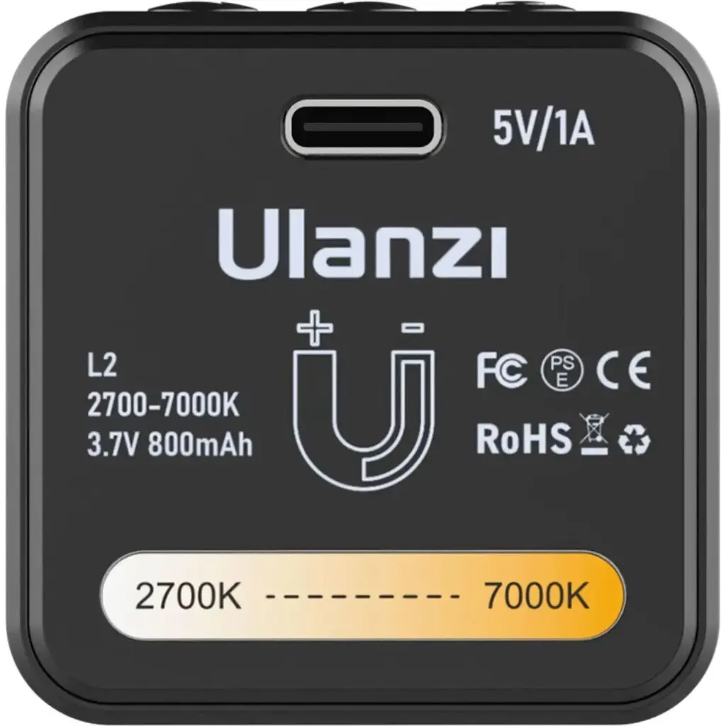 Накамерне світло Ulanzi L2 Bi-color COB UV-3051 [132844] - фото 5