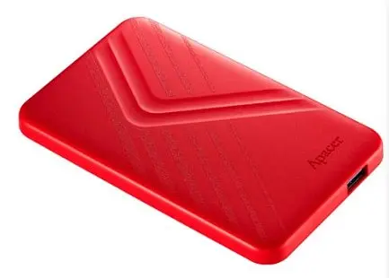 Внешний жесткий диск Apacer 1TB USB 3.1 2.5" AC236 (AP1TBAC236R-1) Red - фото 3