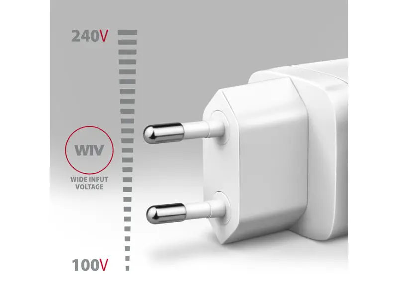Мережевий зарядний пристрій AXAGON USB-C 30 W White (ACU-PQ30W) - фото 3