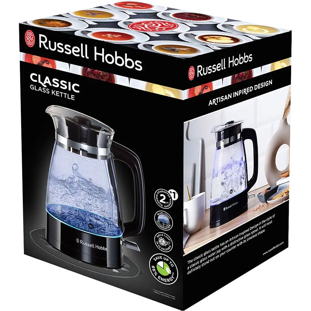 Электрочайник Russell Hobbs Classic Glass 26080-70 [120309] - фото 6