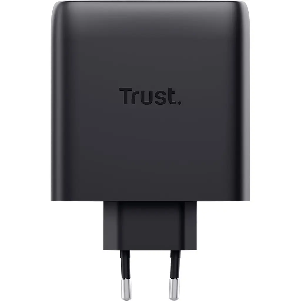 Зарядний пристрій мережевий Trust Maxo 100Вт, GaN, 2xUSB-C ,PD/PPS, чорний - фото 4