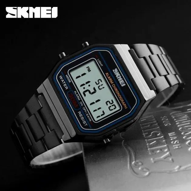Наручные мужские часы Skmei 1123 Черный - фото 7