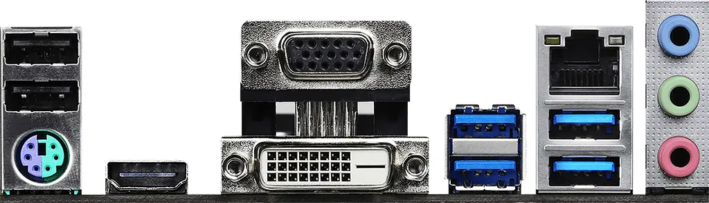 ASRock B550M-HDV (AM4/B550, 2*DDR4, PCIex16, DVI/HDMI/VGA, 4xSATAІІІ, M.2, GLan, 7.1ch, mATX) - фото 4