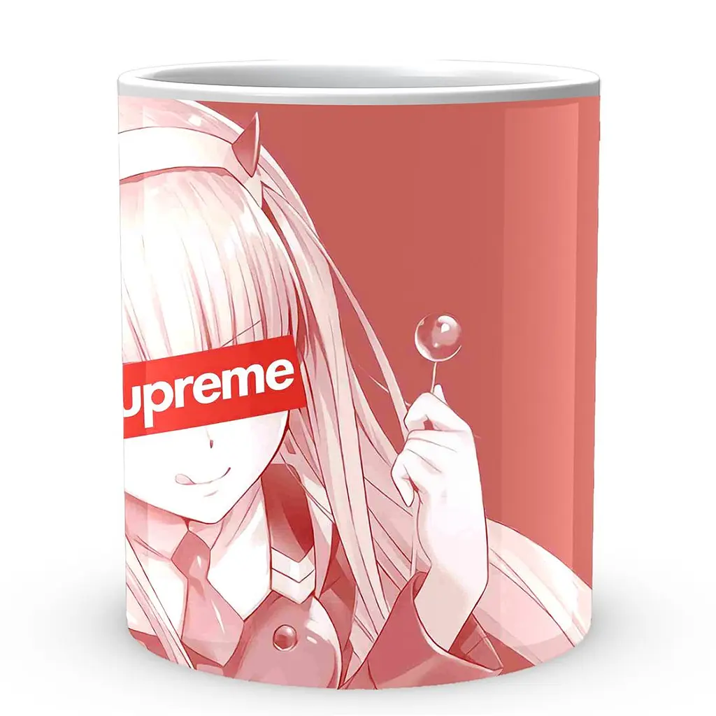Кухоль GeekLand Darling in the Franxx Коханий у Франксі red picture DF.02.08 330 мл білий - фото 3