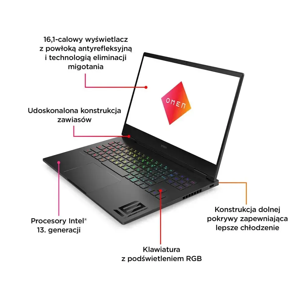 Ноутбук HP Omen 16-wd0004nw i7-13620H 16GB 512GB RTX 4060 Windows 11 Домашняя - фото 8