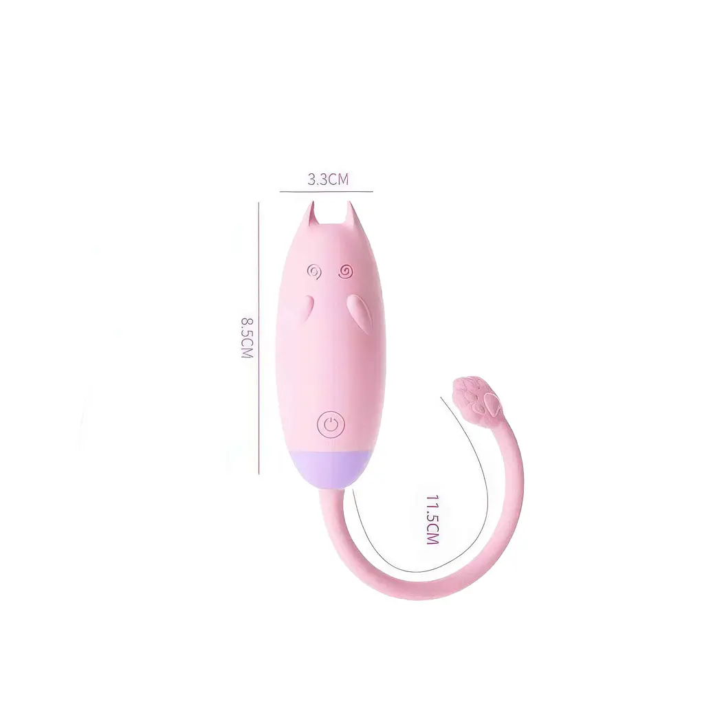 Кліторальний вібратор кішечка Lilo "We Love QiQi" USB (без Д/К) рожевий - фото 4