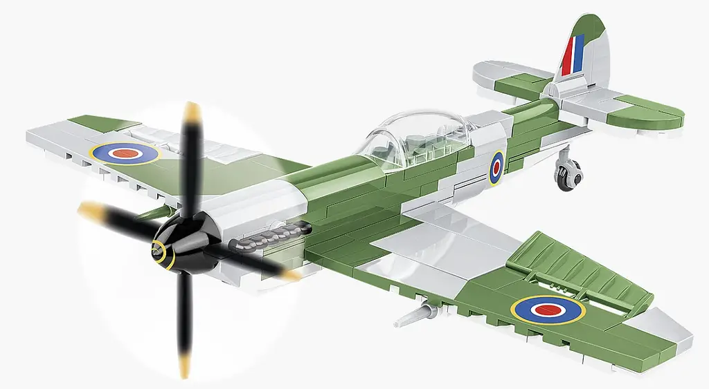 Конструктор детский самолет Spitfire Mk. XVI Bubbletop COBI 5865 - фото 2