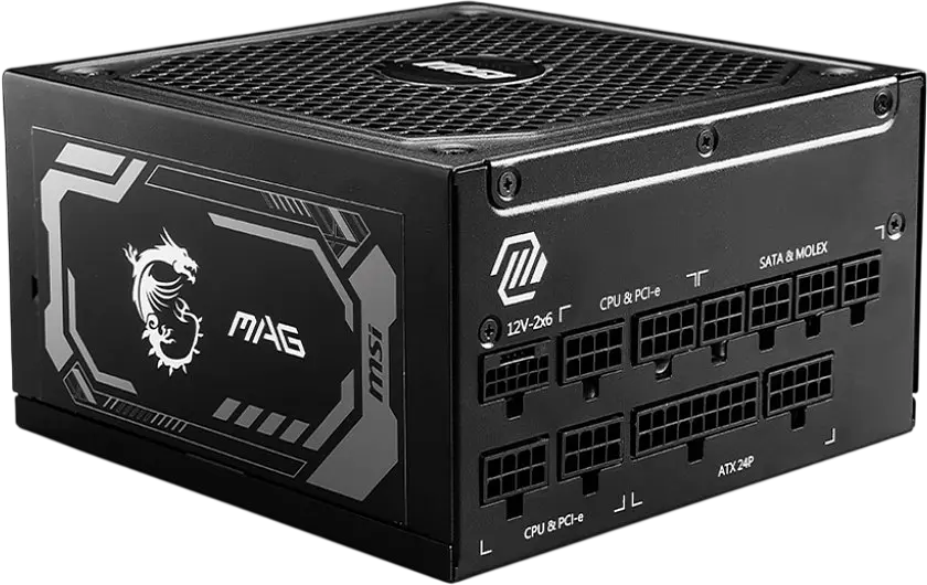 Блок живлення MSI MAG A1000GL PCIE5 1000W 80+ Gold (MAG A1000GL PCIE5) - фото 4
