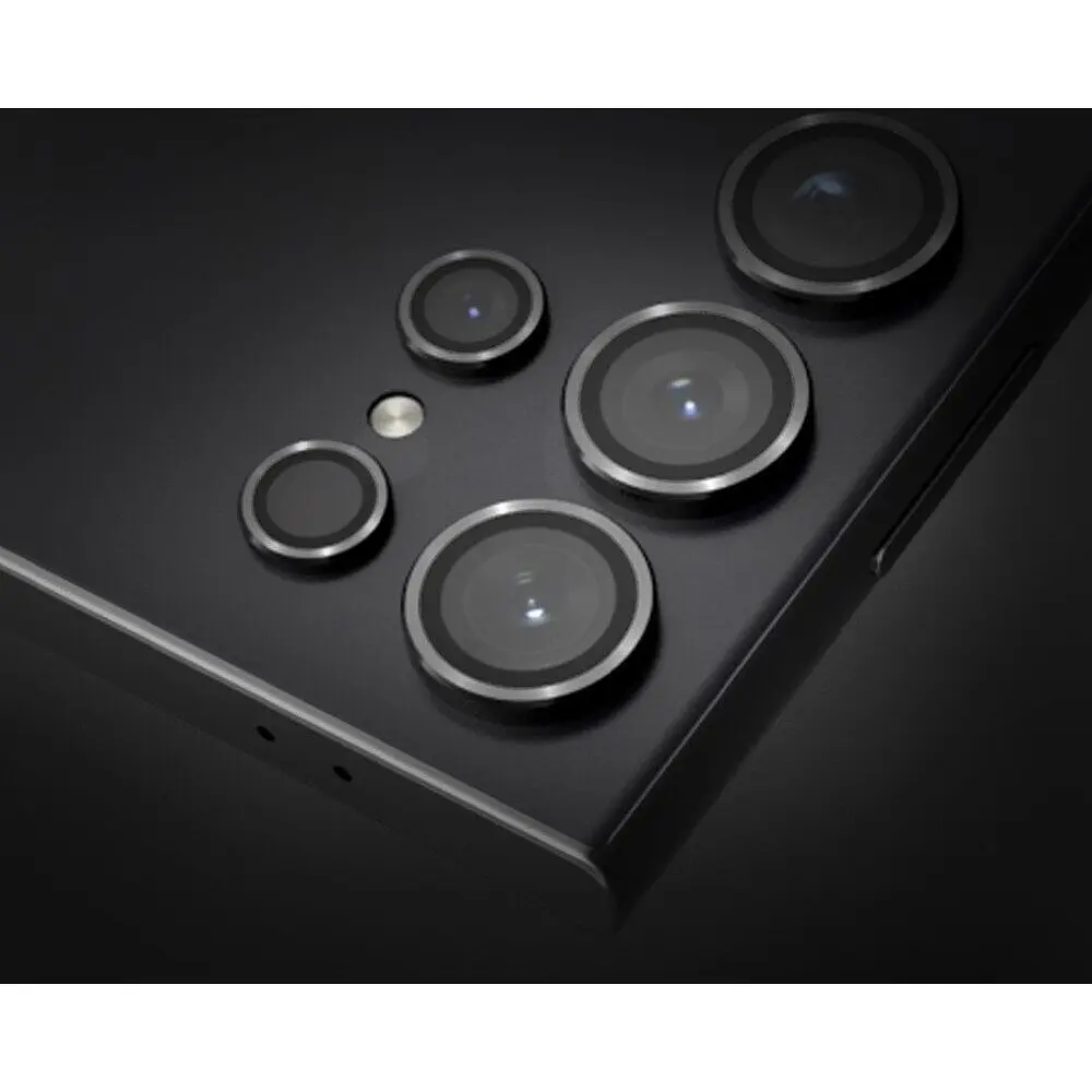 Захисне скло на камеру Monblan Metal Ring Series для Samsung Galaxy S24 Ultra Gray [111336] - фото 3