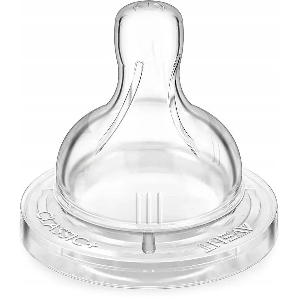 Соска силіконова Philips Avent Anti-colic змінний потік 3+ міс, 2 шт. (SCF635/27)