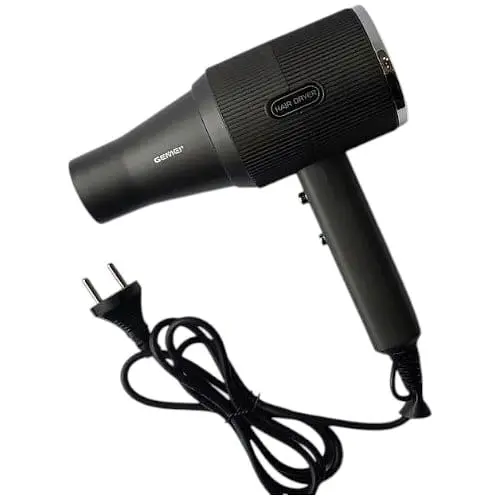 Фен для волосся Gemei GM-179 з концентратором 1800 Вт Чорний  - фото 3
