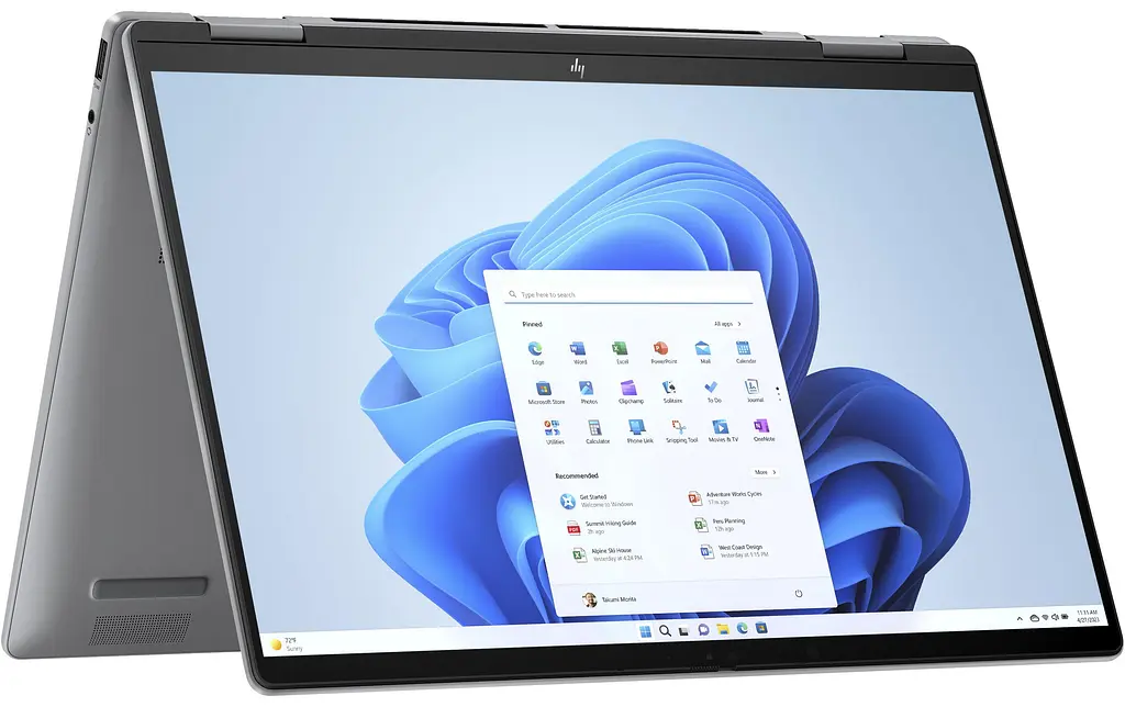 Ноутбук HP ENVY x360 14-fa0004ua 14 WUXGA IPS Touch, AMD R5-8640HS, 16GB, F512GB, UMA, Win11, сірий (AQ8J4EA) - фото 5