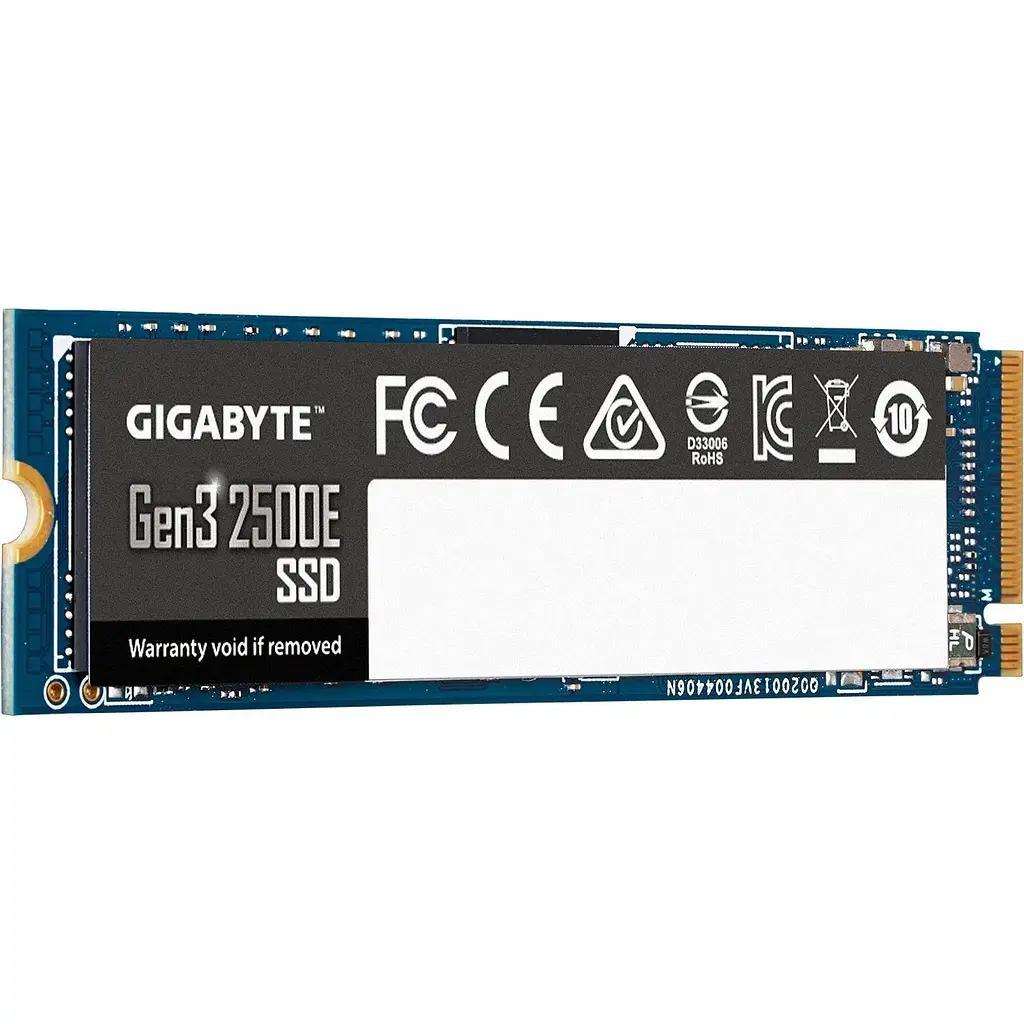 Накопитель SSD Gigabyte Gen3 2500E M.2 PCIe NVMe 3.0 x4 3D TLC 500GB (G325E500G) - фото 2
