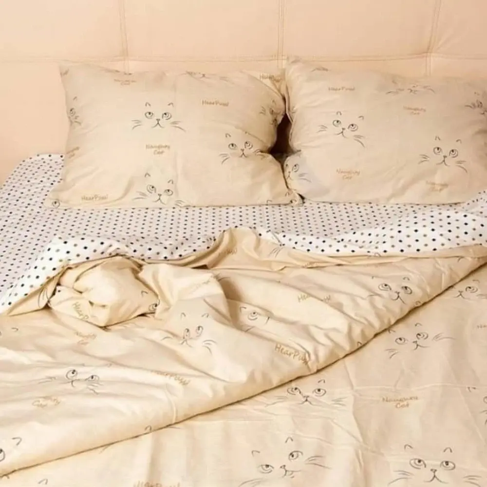 Комплект постільної білизни з компаньйоном TAG Tekstil S461 Євро - фото 2