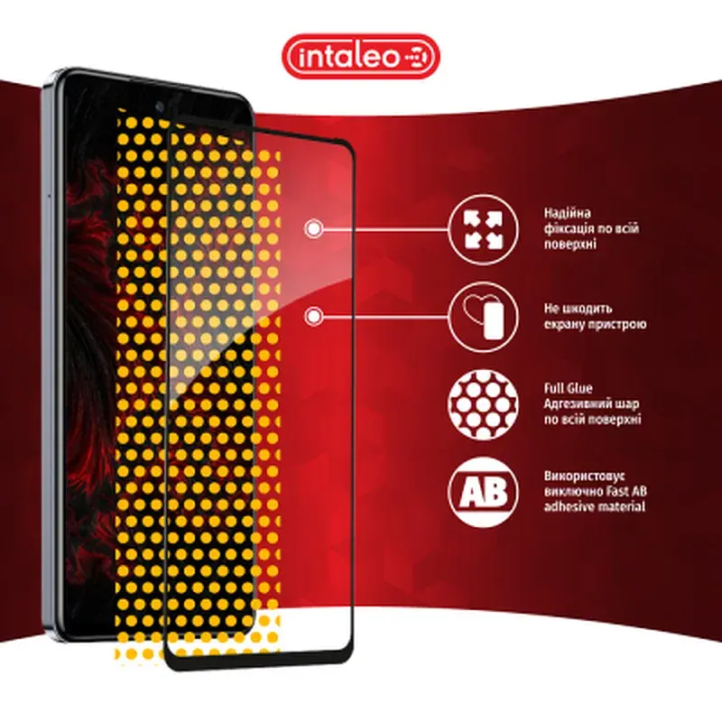 Скло захисне Intaleo Full Glue Infinix Hot 40 Black (1283126589195) - фото 7