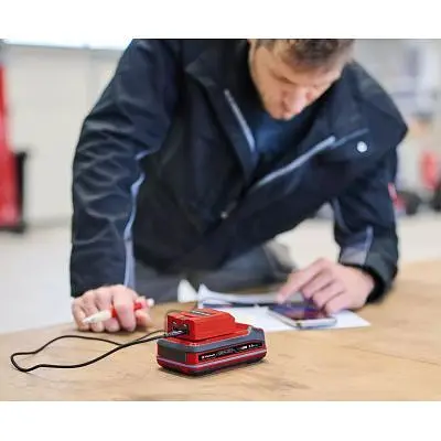 Зарядний пристрій Einhell USB акумуляторний TC-CP 18 Li USB A/C - Solo, PXC, 18В, Type-A/Type-C, 2A (4514148) - фото 3