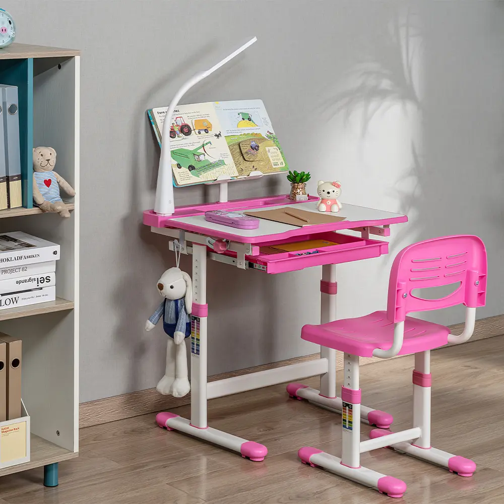 Парта со стульчиком FunDesk Bellissima Pink - фото 9