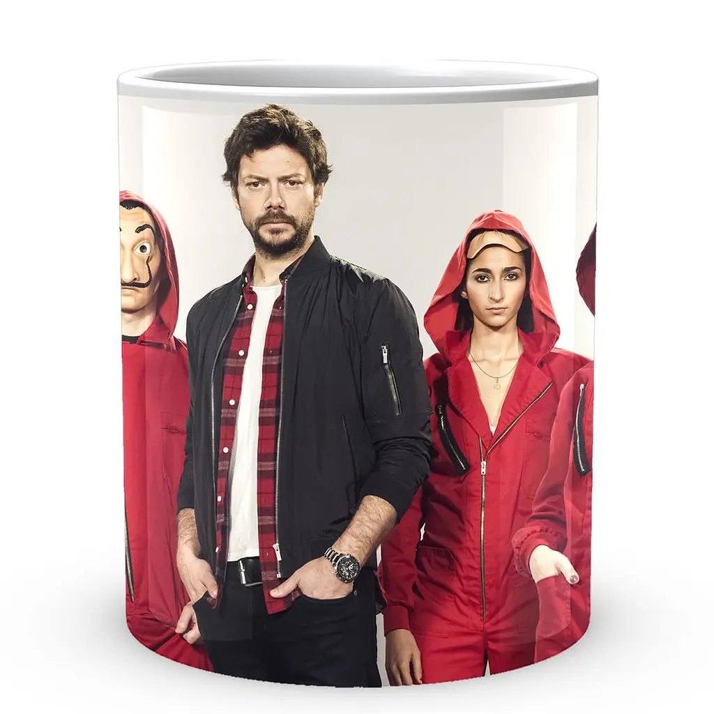 Кухоль GeekLand Паперовий будинок La Casa De Papel team LC 02.05 330 мл білий - фото 3